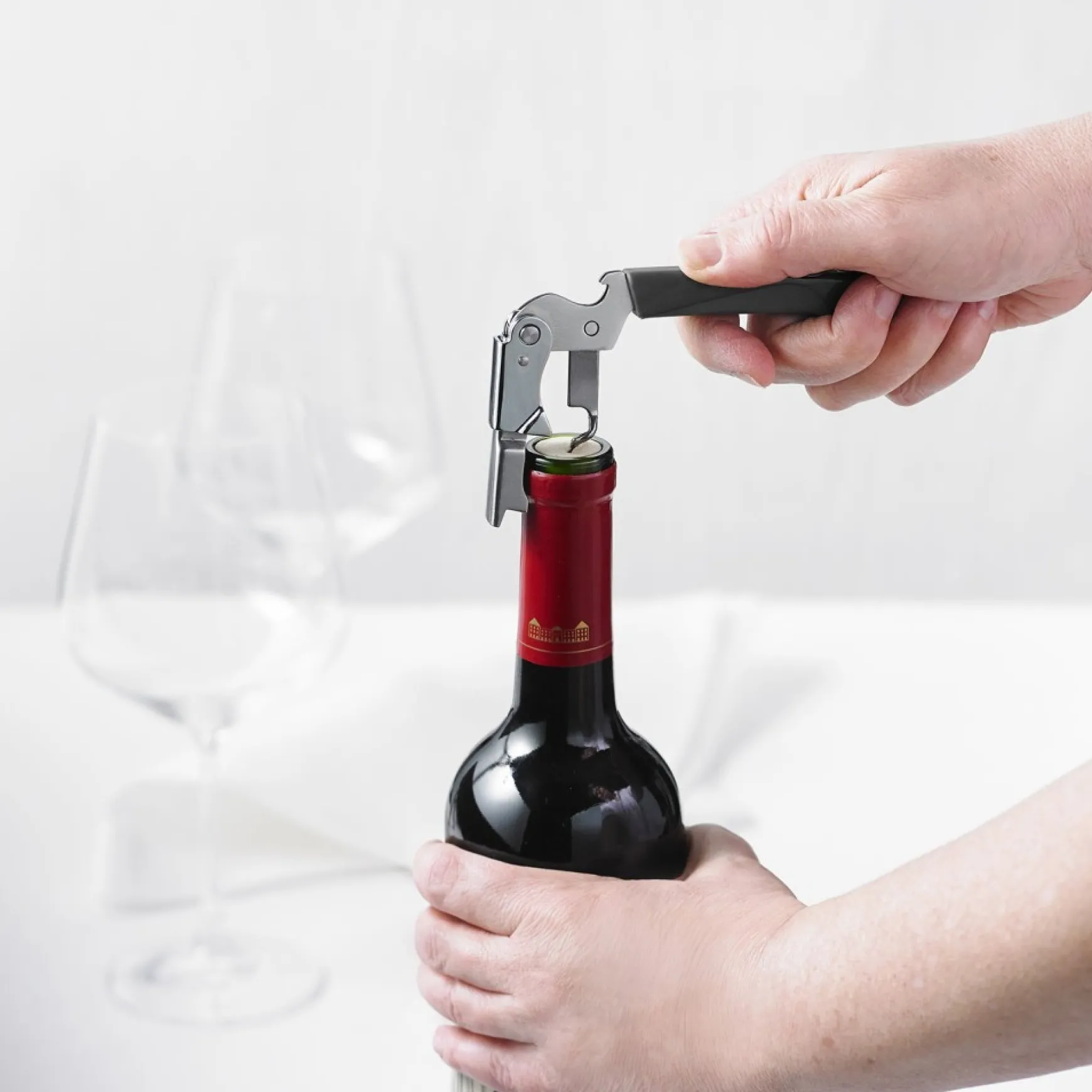 All For Wine*Trudeau Turbo Double Lever Corkscrew