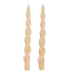Decorative Candles*CTG Brands Twisted Candle Set - Sand