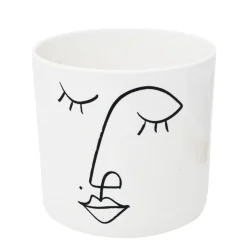 Vases & Pots*Nostalgia Import White Vase - Face