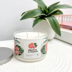 Scented Candles*Kozy x Three Wix & CO 3-Wick Candle - Hibiscus And Guava