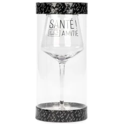 All For Wine*Attitudes Import 2 Wine Glass - Amitie