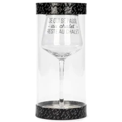All For Wine*Attitudes Import 2 Wine Glass - Ce Qui Se Passe Au Chalet