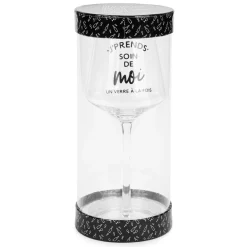 Products With Text*Attitudes Import 2 Wine Glass - Soin De Moi...