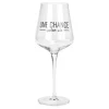 Products With Text*Attitudes Import 2 Wine Glass - Une Chance Qu'On S'A