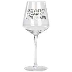 Products With Text*Attitudes Import 2 Wine Glass - Vindredi