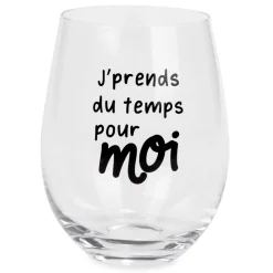 All For Wine*Attitudes Import 2 Wine Glass Without Stem - J'Prends Du Temps