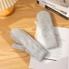 Scarves, Gloves & Hats*Pathz Wool And Acrylic Mittens - Grey